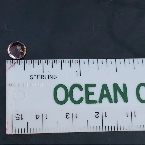 1.10 Ct Pink Tourmaline Round Faceted Gemstone - Picture 16 of 17